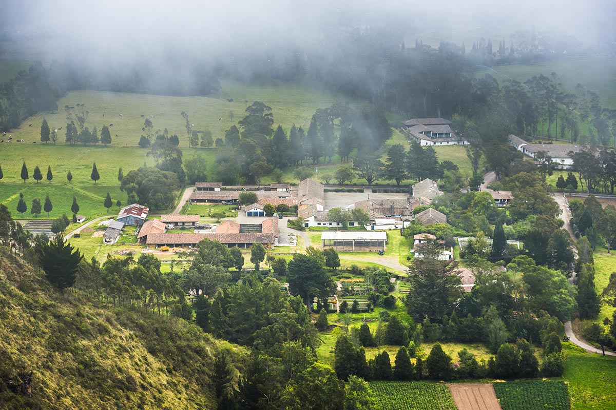 Trips to Ecuador, zuleta farm house
