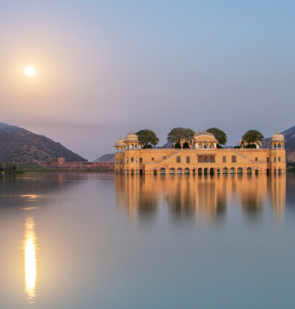 Jalmahal Palace, Jaipur, India,
