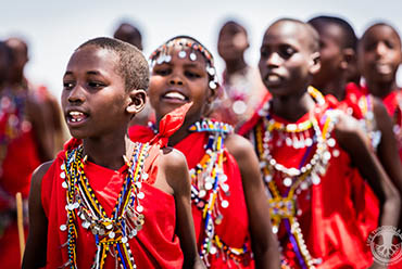 Masai school children