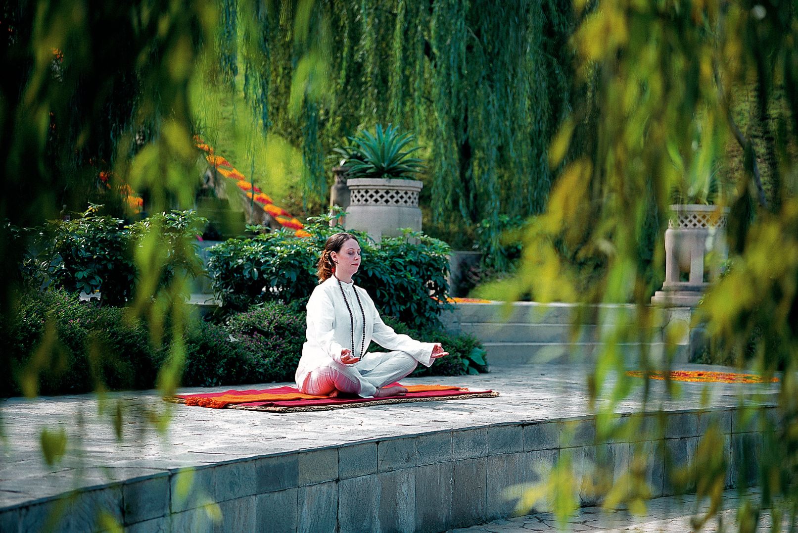 Our one week holiday ideas suggest Ananda Spa on Indian Himalayas