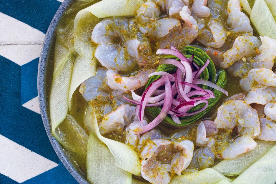 Aguachile de Camaron la paz baja ca