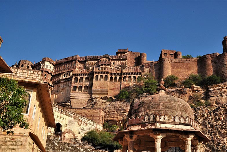 india, jodhpur, mehrangarh fort