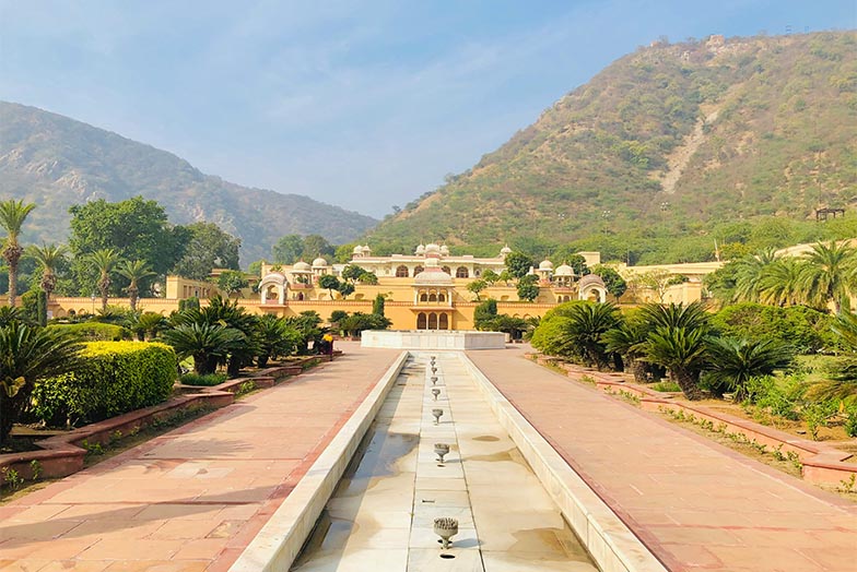agra rd, india, sisodia rani ka bagh, and rajasthan in Jaipur, India