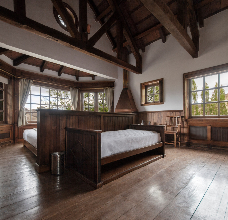 Hotel room, Explora Patagonia National Park, Chile