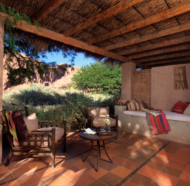 Catarpe Room Terrace, Alto Atacama Desert Lodge & Spa, Atacama Desert, Chile