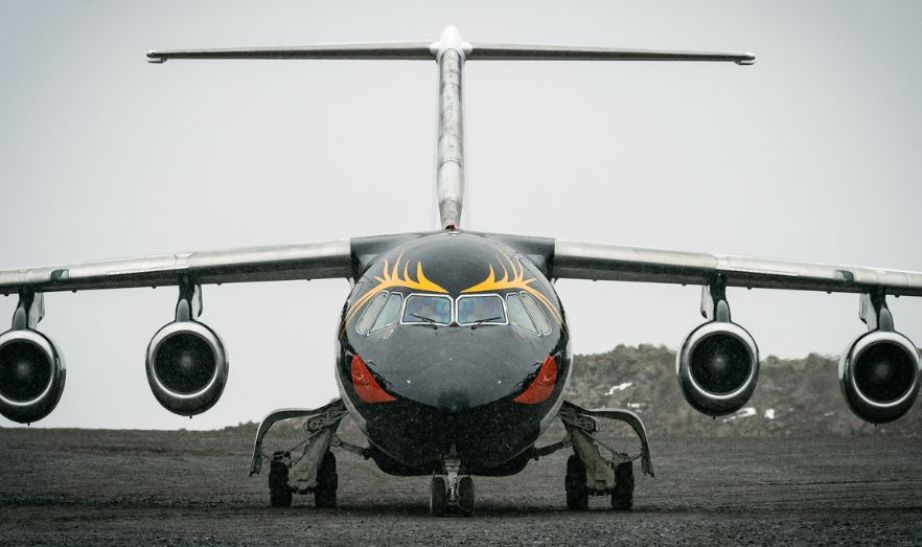 Flying to Antarctica