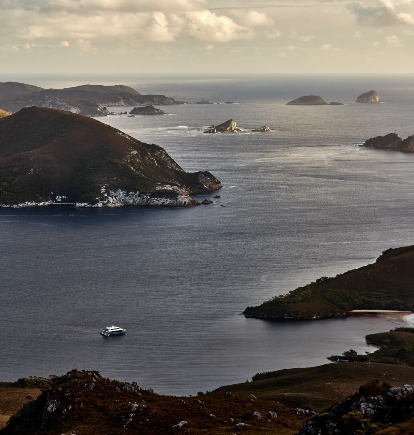 On board, Tasmania