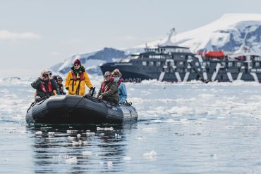 Specialist guides in Antarctica