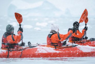 Kayaking in Antarctica