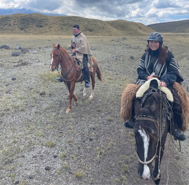 Riding in Cotopaxi National Park