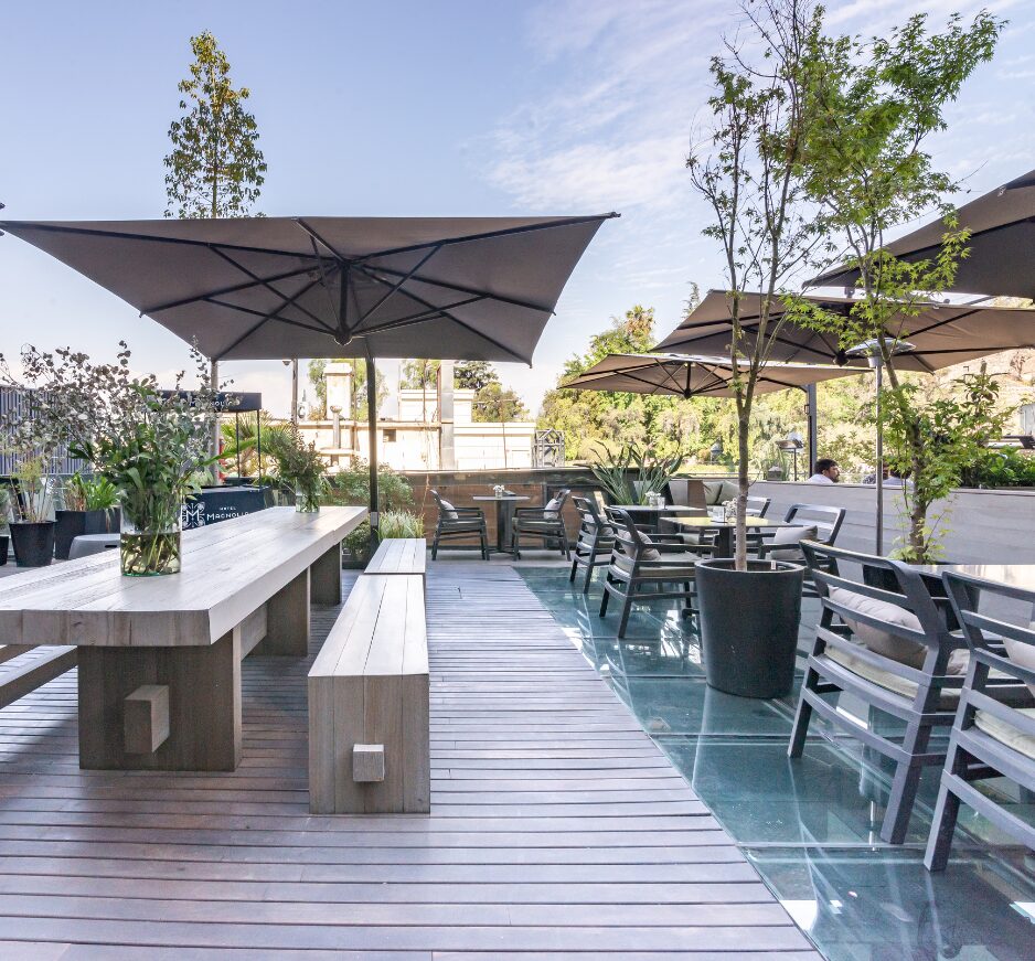 Rooftop Terrace, Hotel Magnolia, Santiago, Chile