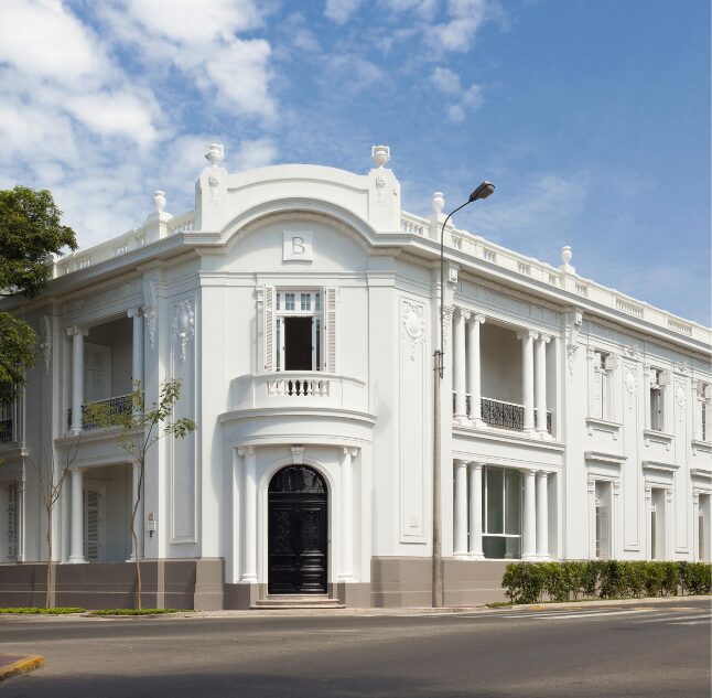 facade, Hotel B, Lima, Peru