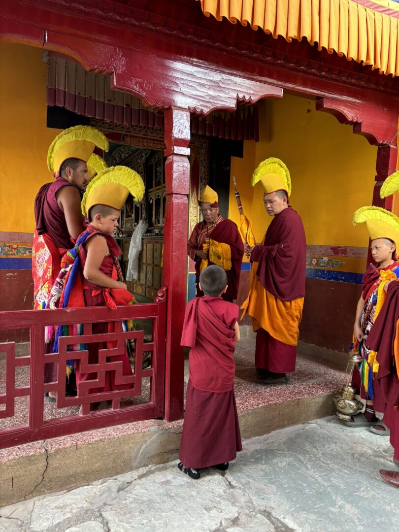 Morning Prayers at Thikse Monastery