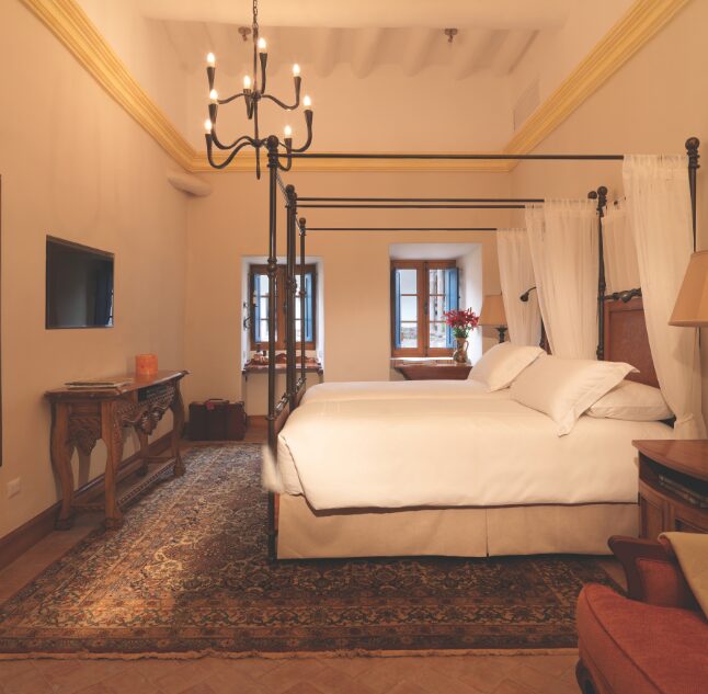 Bedroom, Palacio Nazarenas, Cuzco, Peru