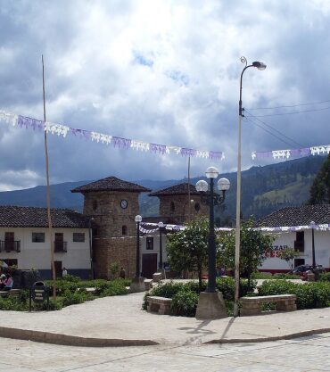 Leymebamba Arms Square, Northern Peru, Amazonas Regio