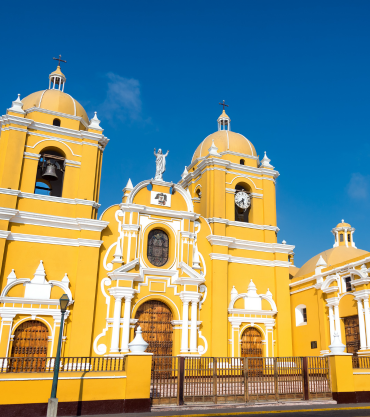 Yellow Cathedral in Trujillo