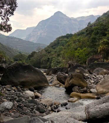 Gocta river near Cocachimba, Northern Peru
