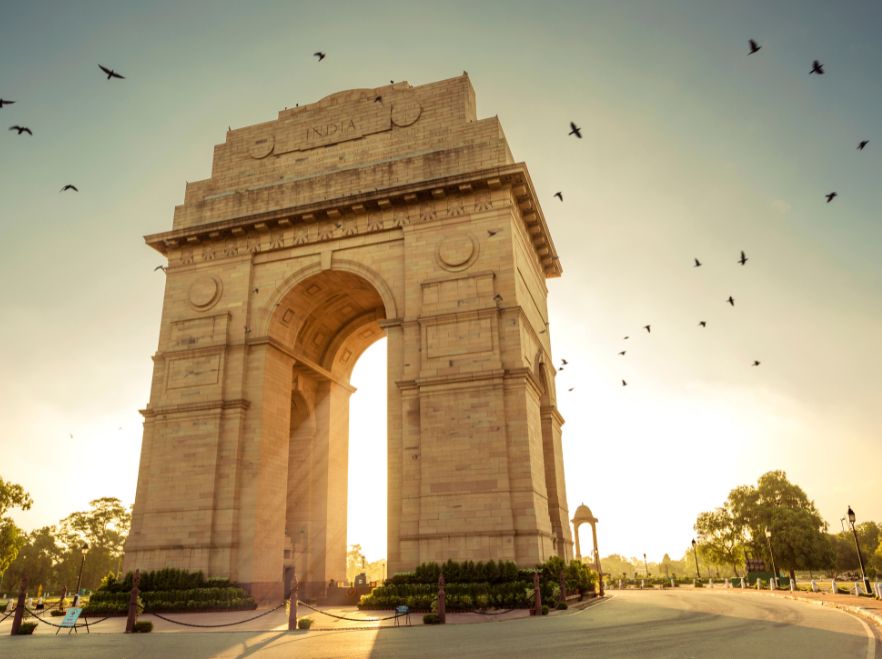 India Gate, New Delhi GETTY