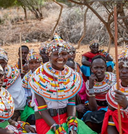 Samburu people of the Matthews Mountain Range, Kenya