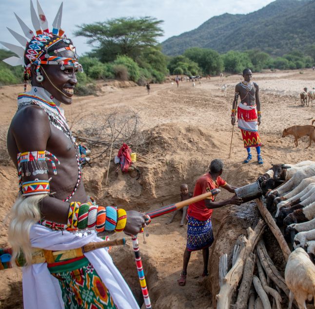 Samburu wells, Kenya