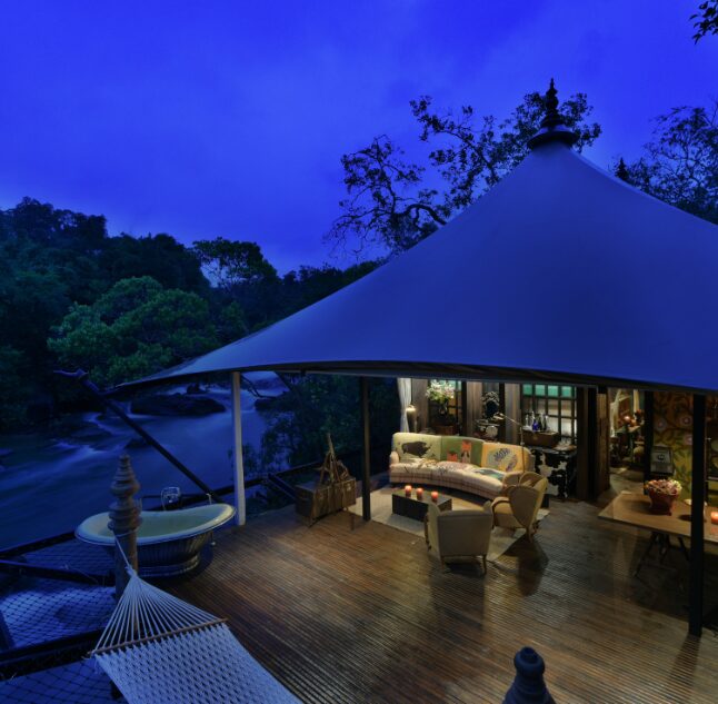 Tent (Night), Shinta Mani Wild, Cardamom Mountains, Cambodia
