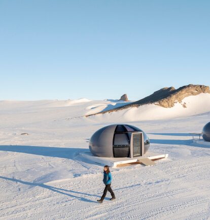 Echo Base Drone, White Desert, Antarctica