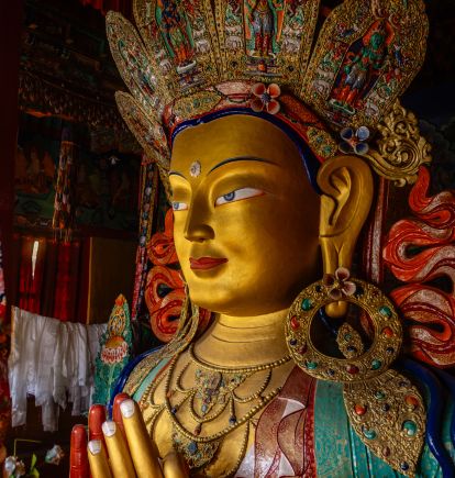 Maitreya Buddha Thiksey Monastery, Ladakh