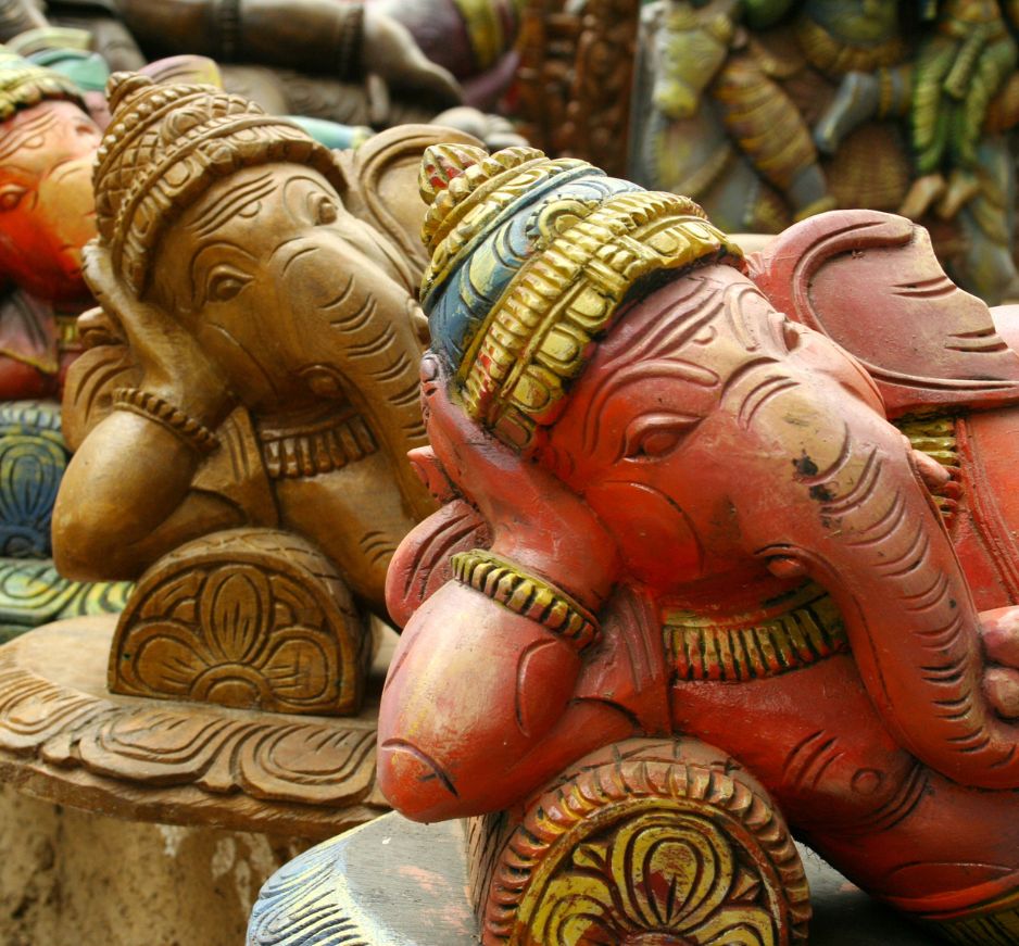 Ganesha statue, Tamil Nadu, India