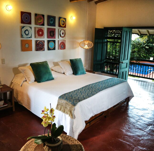 Bedroom, Hacienda Bambusa, Coffee Triangle, Colombia