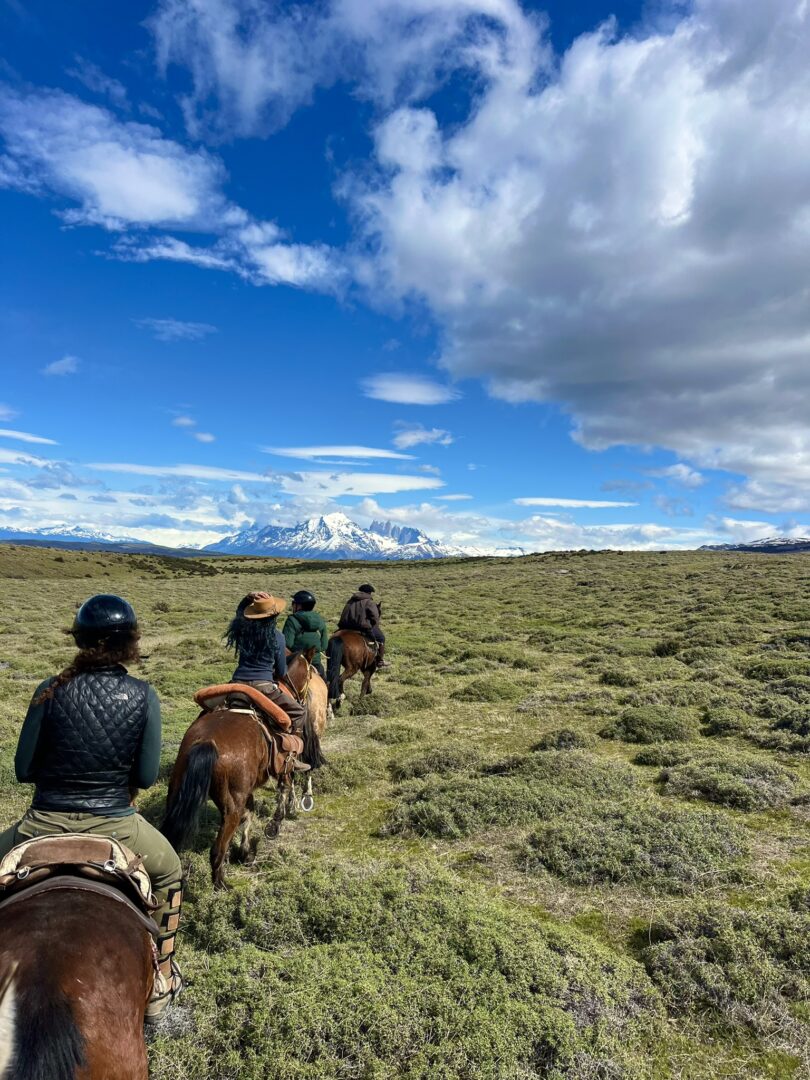 horse riding in Patagonia