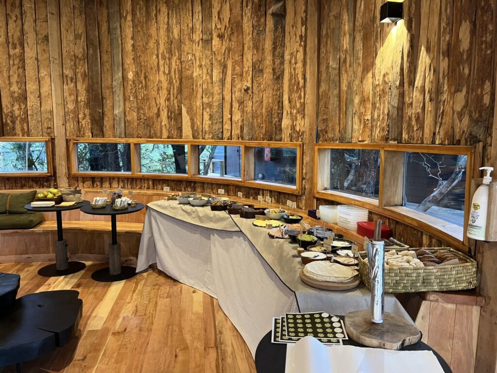 lunch in patagonia camp