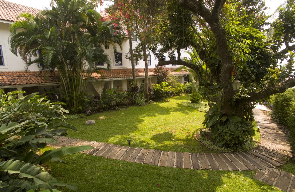 gardens, santa teresa hotel, riode janeiro, brazil