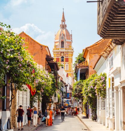 Cartagena street, Colombia