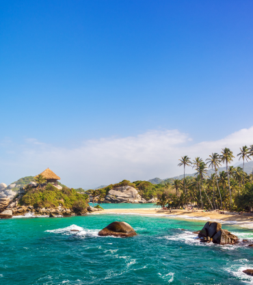 Beach of San Juan del Guia in Tayrona National Park