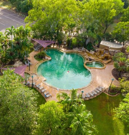Pool, Cooinda Lodge, Kakadu National Park, Australia