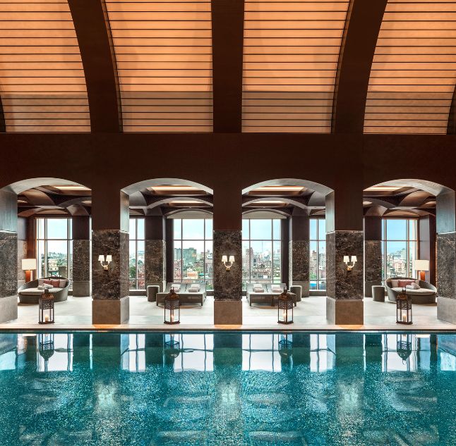 The Indoor Pool at The St. Regis Cairo, Egypt