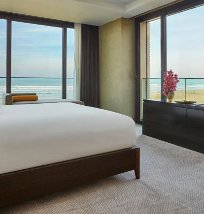 Bedroom at Four Seasons, Casablanca, Morocco