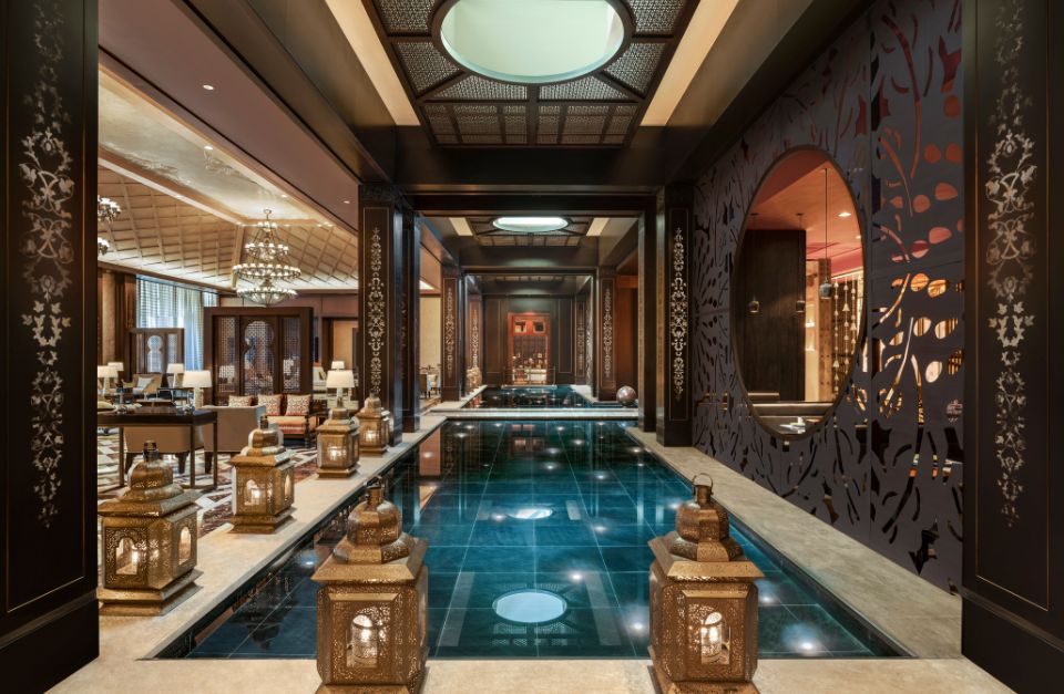 Water Feature at The St. Regis Cairo, Egypt