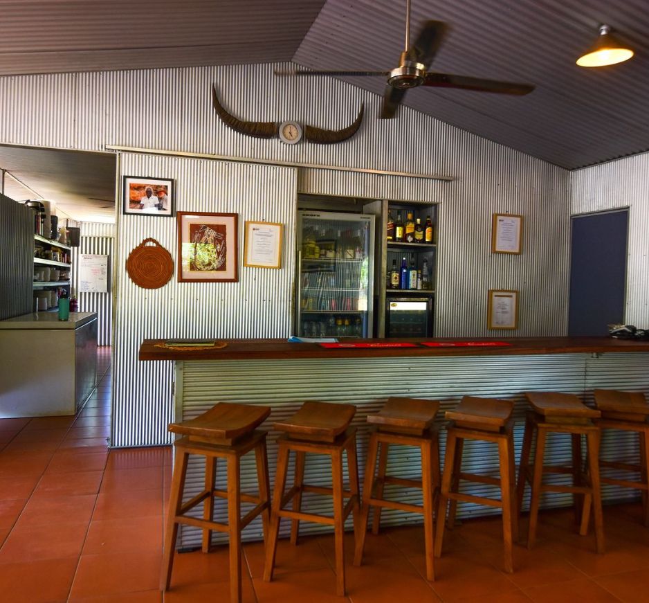 Bar area at Davidson's Arnhemland Safari Lodge, Australia