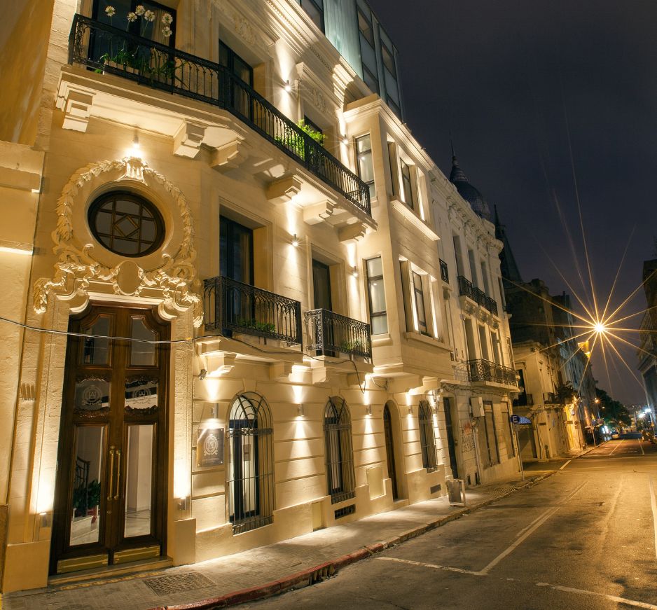 Hotel entrance at Alma Historica, Montevideo, Uruguay