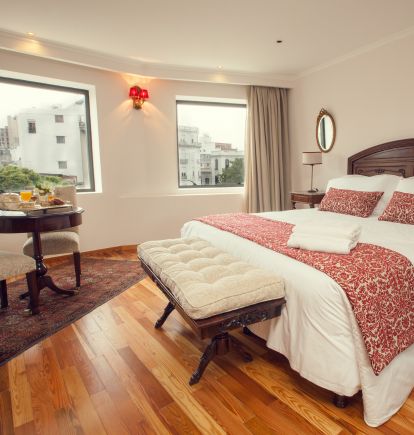 Bedroom at Alma Historica, Montevideo, Uruguay