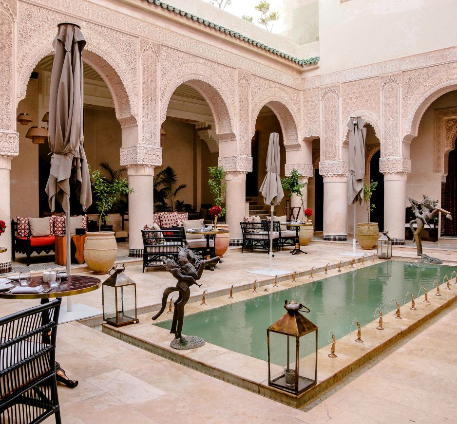 Lobby, Riad Fes, Fez, Morocco