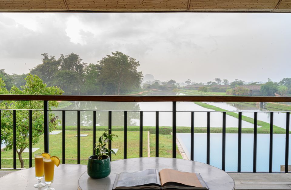 Terrace views, Water Garden, The Cultural Triangle, Sri Lanka