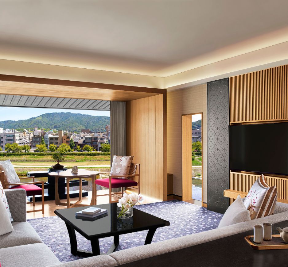 Living Area, The Ritz-Carlton, Kyoto, Japan