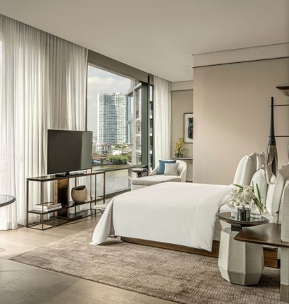 Studio River View Suite, Four Seasons, Bangkok, Thailand