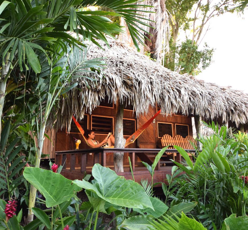 Lodge Exterior, Lamanai Outpost Lodge, Lamanai, Belize