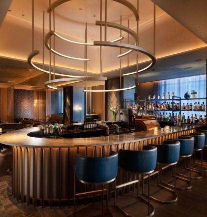 Bar, Hilton Hiroshima, Hiroshima, Japan