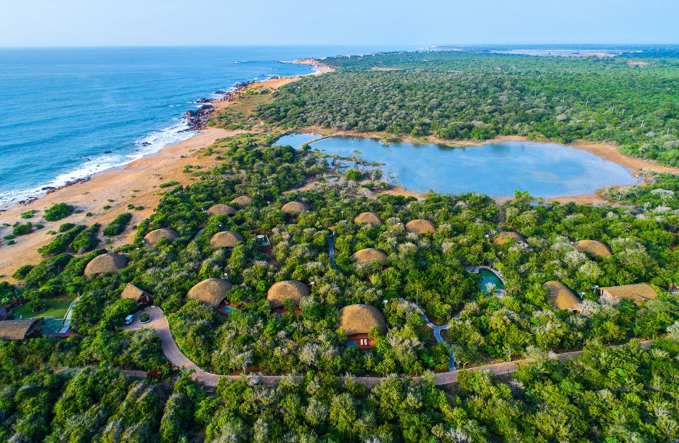 Aerial, Uga Chena Huts, Yala National Park, Sri Lanka