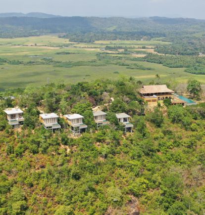 Aerial, Malabar Hill, Weligama, Sri Lanka