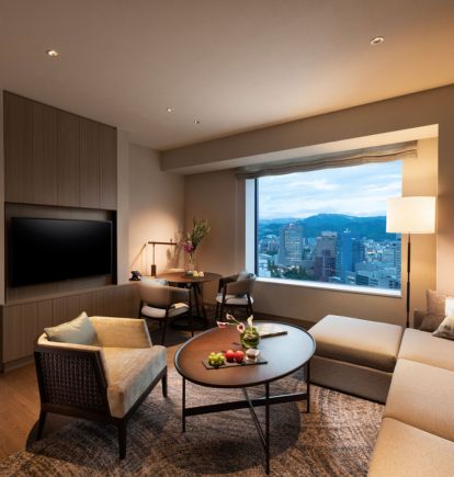 Living Area, Hilton Hiroshima, Hiroshima, Japan